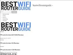 Sites similar to bestwifirouterguide.com