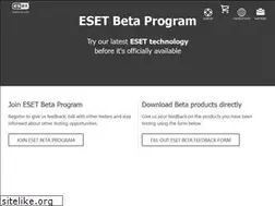 Sites similar to beta.eset.com