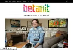Sites similar to betakit.com