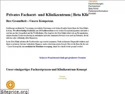 Sites similar to betaklinik.de