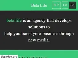 Sites similar to betalife.be