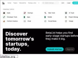 Sites similar to betalist.com