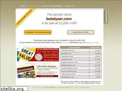 Sites similar to betalyser.com