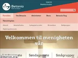 Sites similar to betania-trondheim.no
