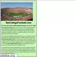 Sites similar to betcollegefootball.com