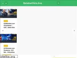 Sites similar to betebetgiris.live