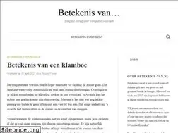 Sites similar to betekenis-van.nl