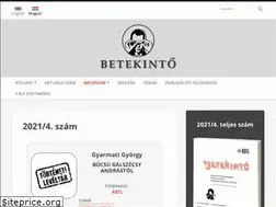 Sites similar to betekinto.hu