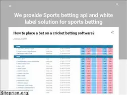 Sites similar to betfairapisolution.blogspot.com