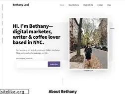 Sites similar to bethanylooi.com