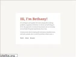 Sites similar to bethanysonefeld.com