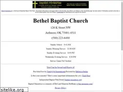 Sites similar to bethel-baptist-church.us