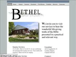 Sites similar to bethelbaptist.ca