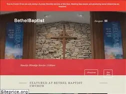 Sites similar to bethelbaptistchurch.net