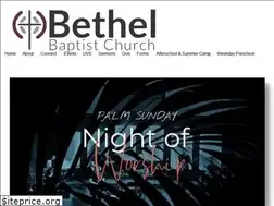 Sites similar to bethelbaptistva.com