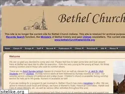 Sites similar to bethelchurch-indiana.com