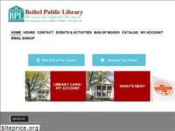 Sites similar to bethellibrary.org