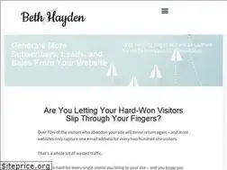 Sites similar to bethhayden.com