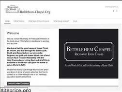 Sites similar to bethlehem-chapel.org