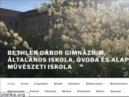 Sites similar to bethleniskola.hu