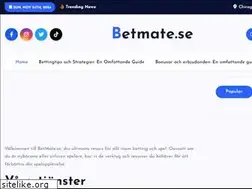 Sites similar to betmate.se