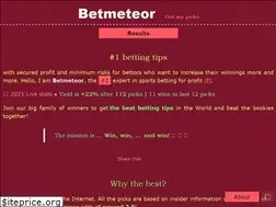 Sites similar to betmeteor.com