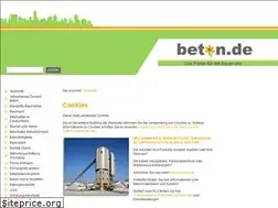 Sites similar to beton.de