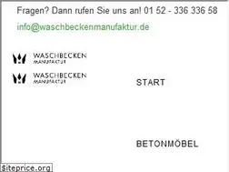 Sites similar to betonwaschbecken.de