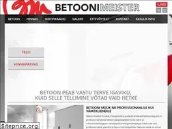 Sites similar to betoonimeister.ee