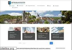 Sites similar to betreibungsamt-ag.ch