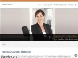 Sites similar to betreuungsrecht-ratgeber.de