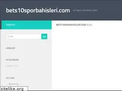 Sites similar to bets10sporbahisleri.com