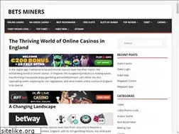 Sites similar to betsminers.xyz