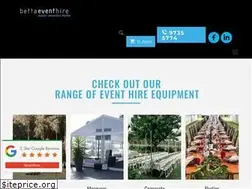 Sites similar to bettaeventhire.com.au