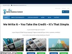 Sites similar to betterbusinesscontent.com