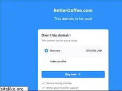 Sites similar to bettercoffee.com