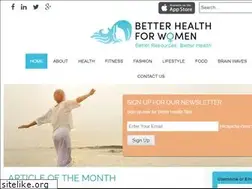 Sites similar to betterhealthforwomen.com