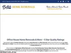 Sites similar to betterhomeremovals.com.au