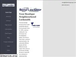 Sites similar to betterlockgroup.com
