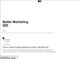 Sites similar to bettermarketing.pub