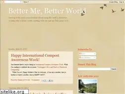 Sites similar to bettermebetterworld.blogspot.com