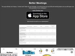 Sites similar to bettermeetings.laurentbutre.com