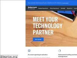 Sites similar to bettermentforadvisors.com