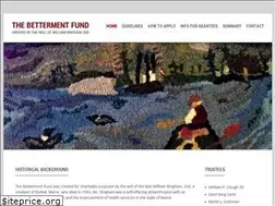 Sites similar to bettermentfund.org