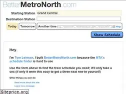 Sites similar to bettermetronorth.com