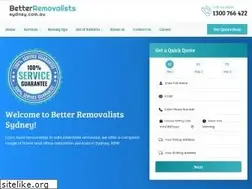 Sites similar to betterremovalistssydney.com.au