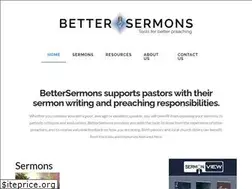 Sites similar to bettersermons.org