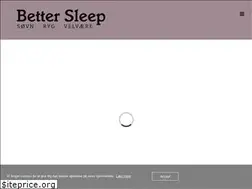 Sites similar to bettersleep.dk