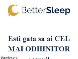 Sites similar to bettersleep.ro