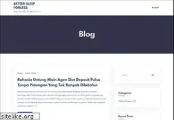 Sites similar to bettersleepforless.com